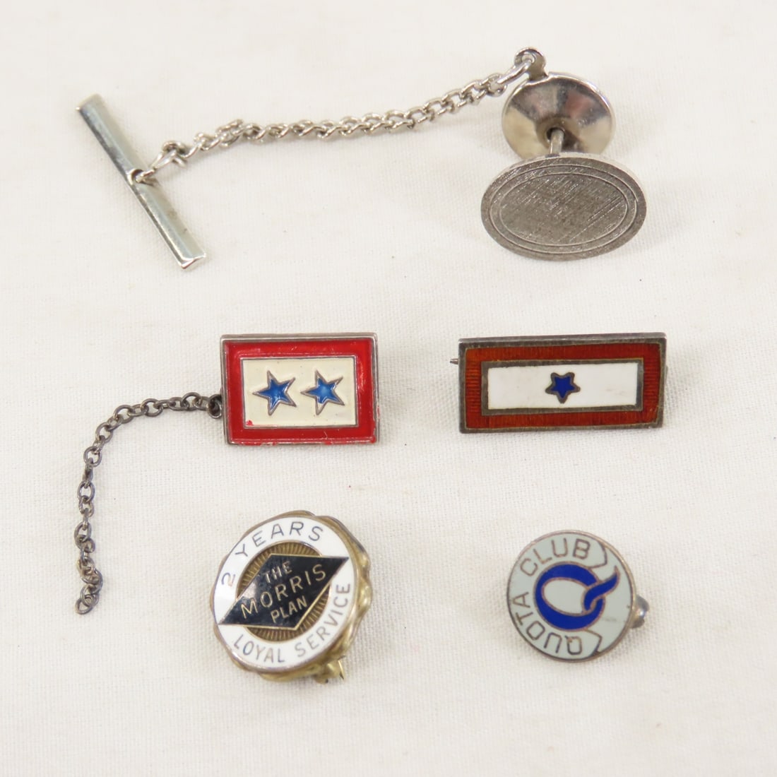 Sons in Service & Other Sterling Pins 17.1g - 7
