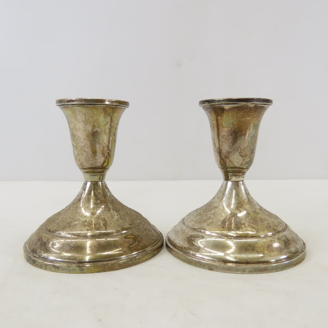 Towle & Duchin Weighted Sterling Candlesticks - 6