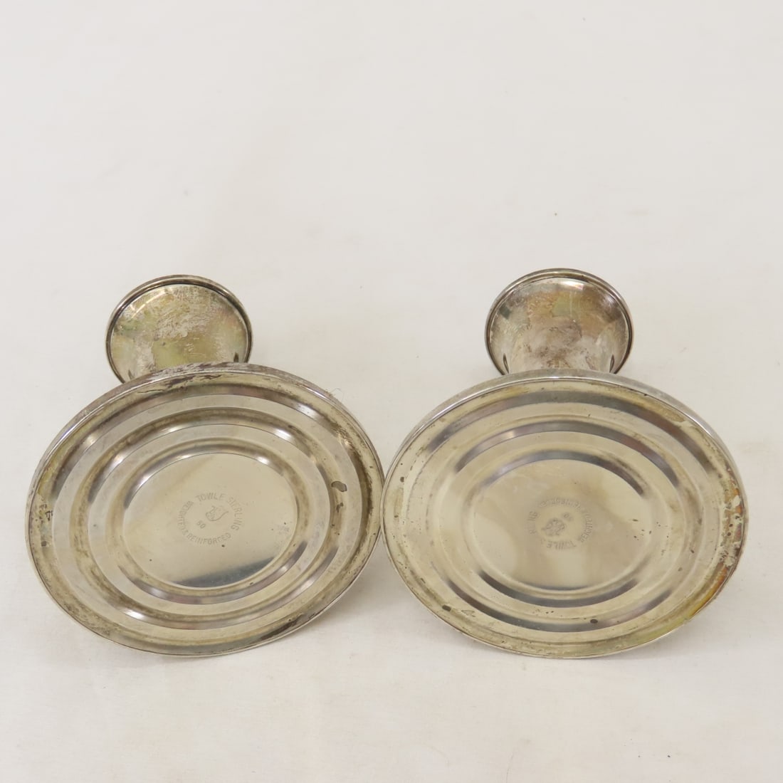 Towle & Duchin Weighted Sterling Candlesticks - 8