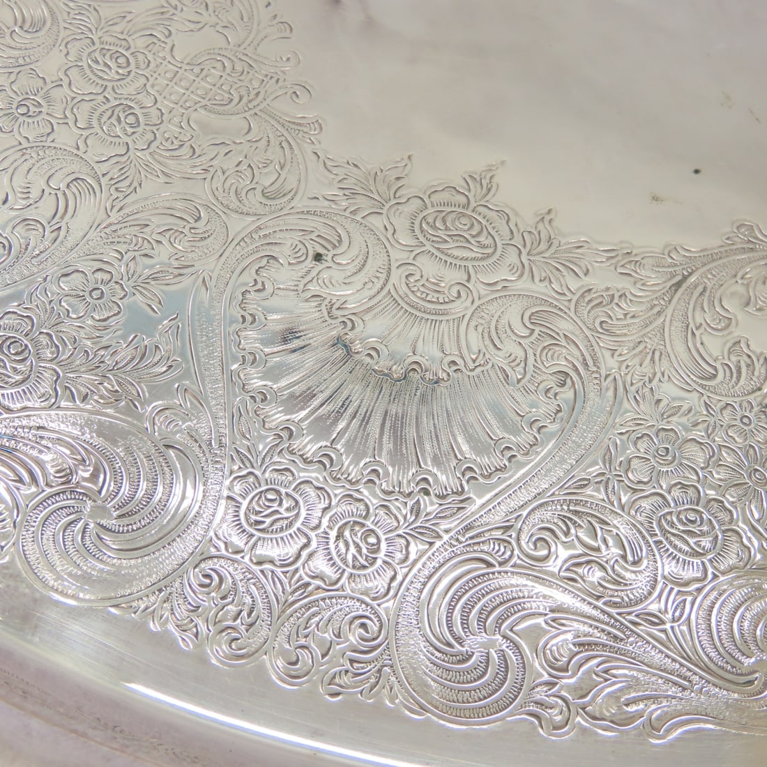 Antique International Silver Co. Camille 20" Tray - 7