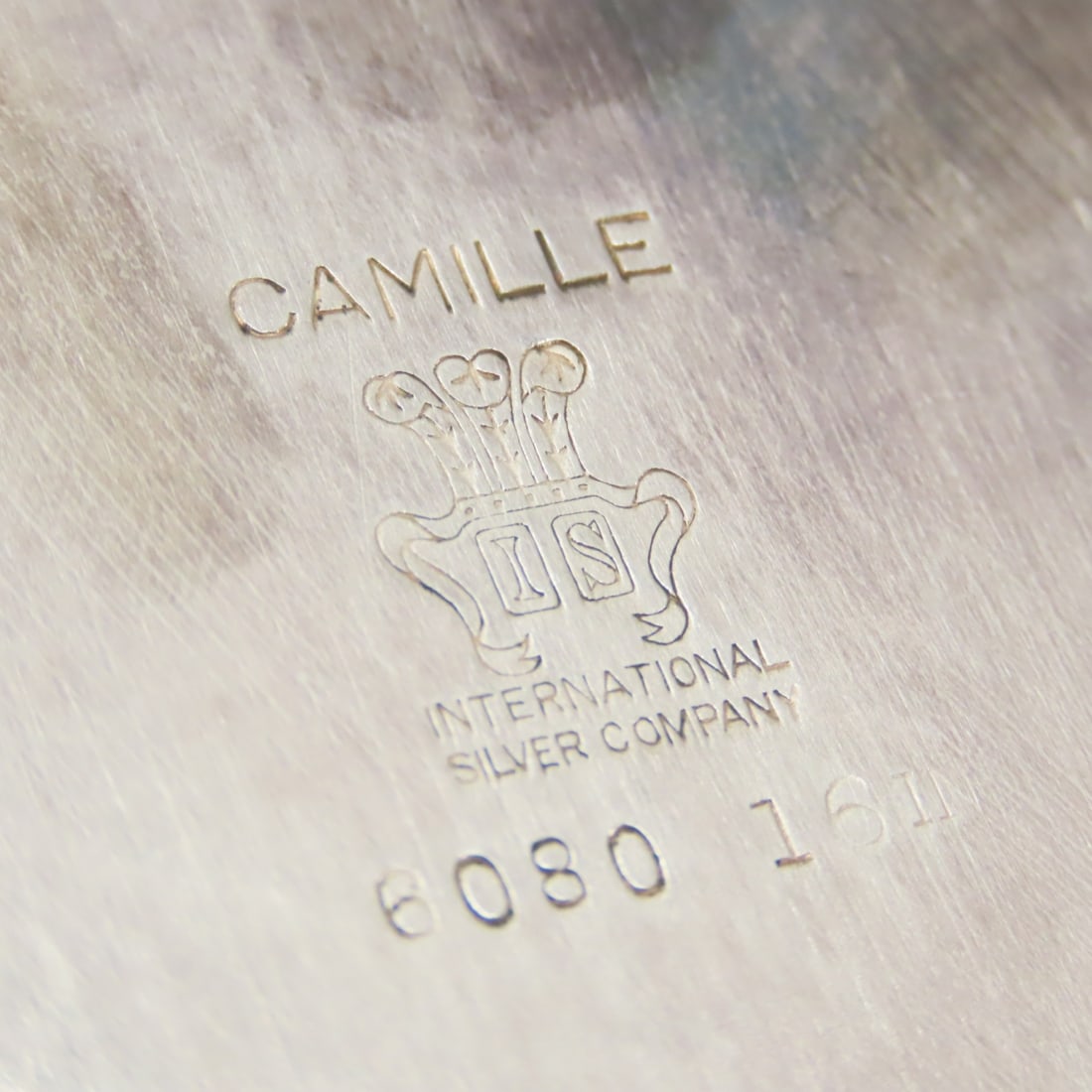 Antique International Silver Co. Camille 20" Tray - 8