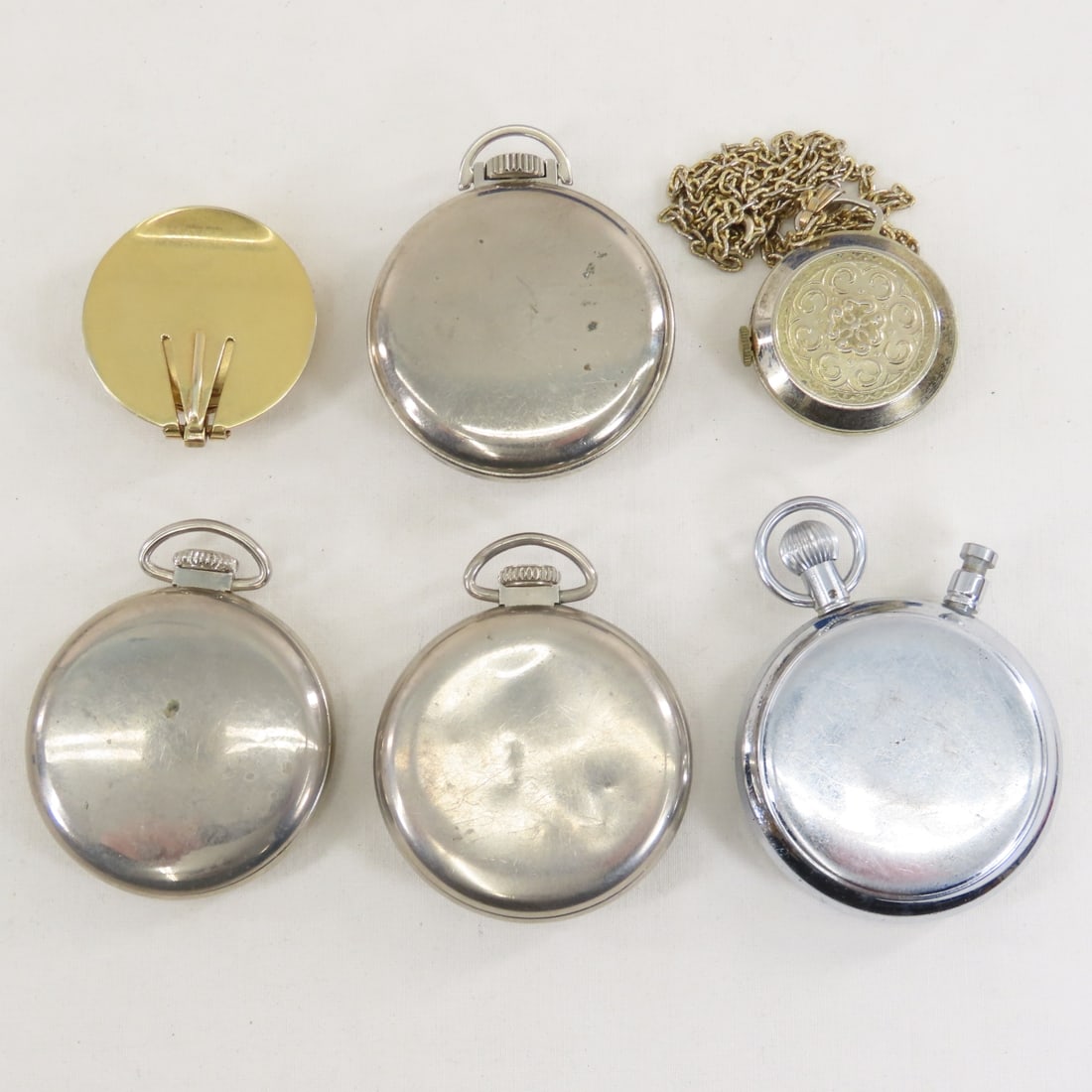 Pocket Watches, Movements, Chains & Knives - 6