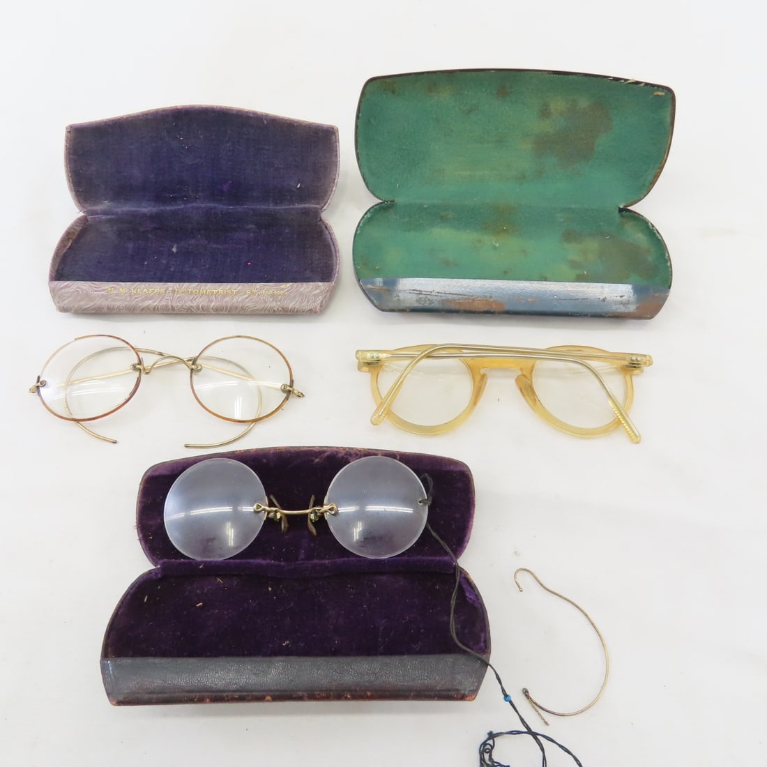Cross Pen Set, Antique Eyeglasses & More - 4