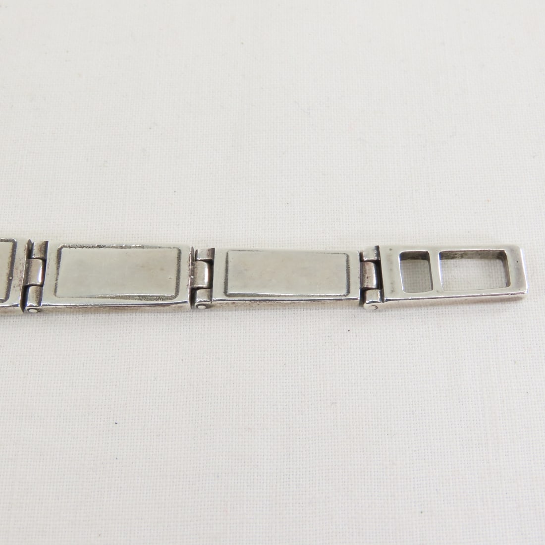 Waldeck Johnson Navajo Sterling Inlay Bracelet - 9