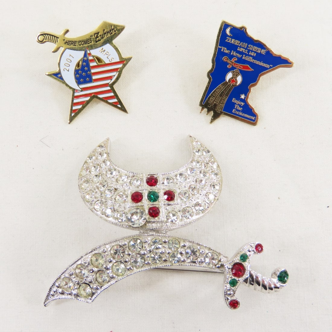 Zuhrah Shriners, Military & Other Pins - 2