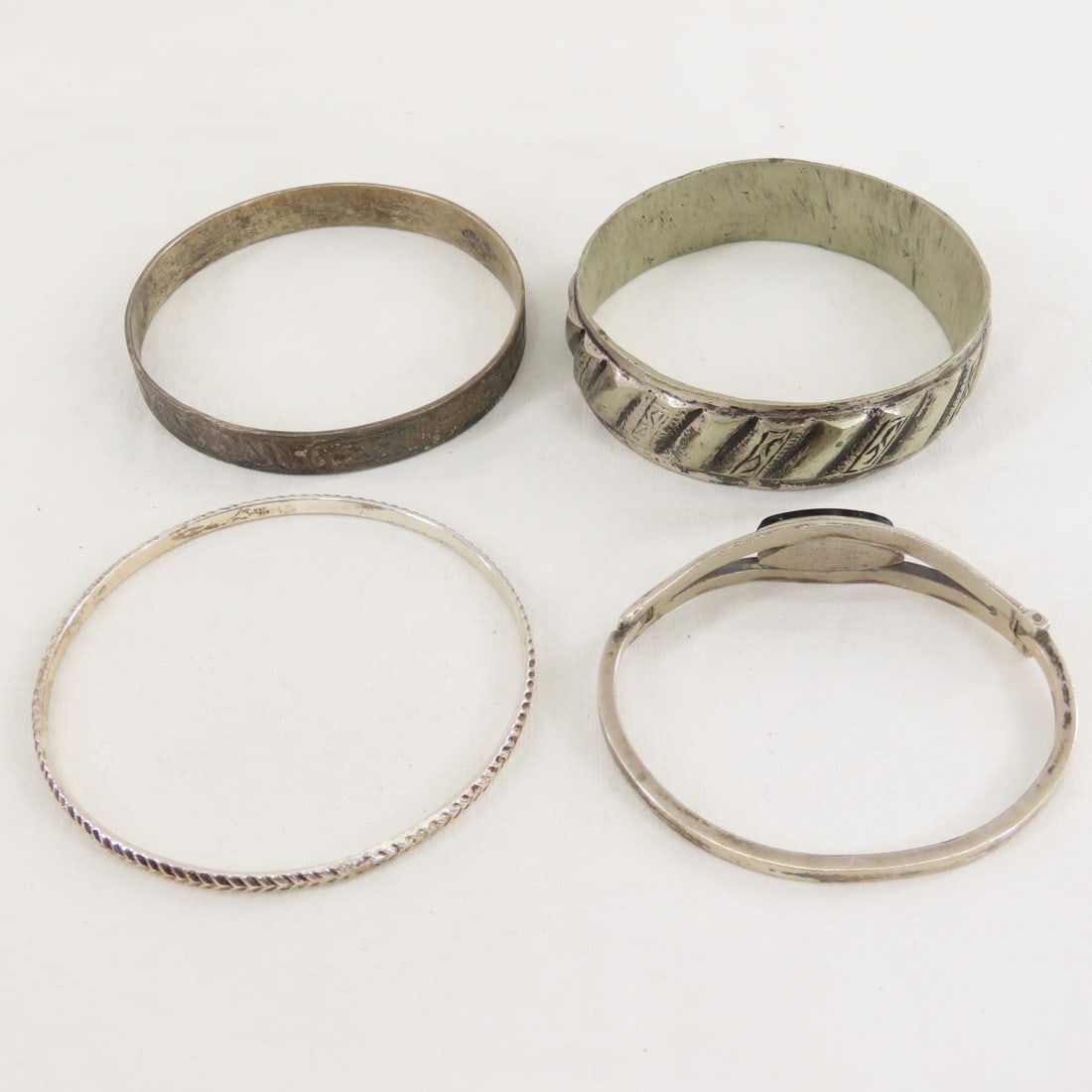Mexican & Other Silver Jewelry, Some With Stones - 6