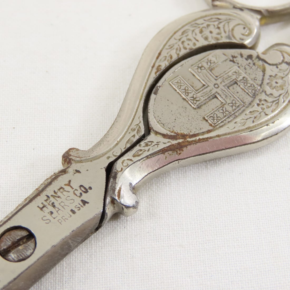 Good Luck Swastika Scissors, Tac Pins & Rosaries - 4