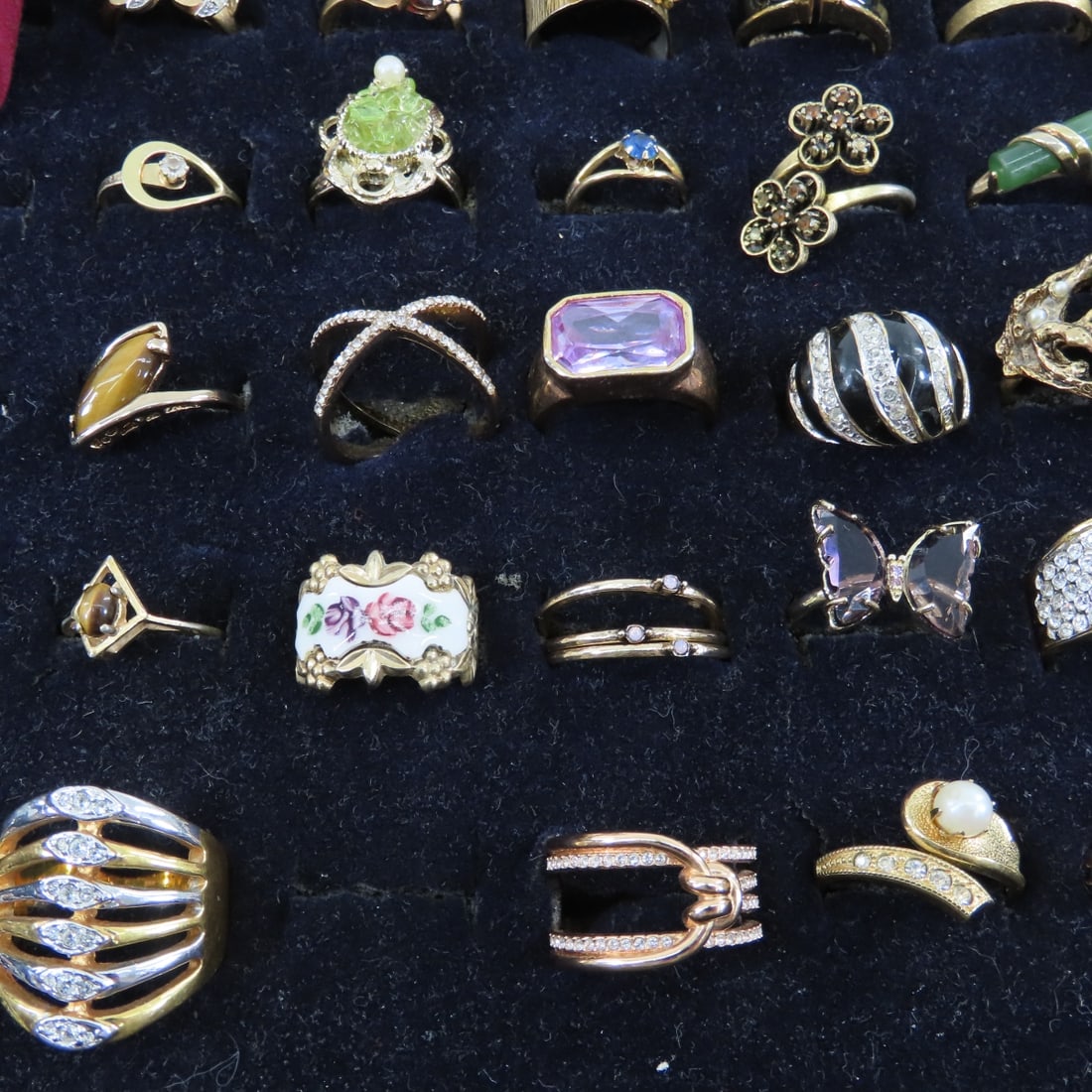 50+ Vintage Fashion & Cocktail Rings - 7