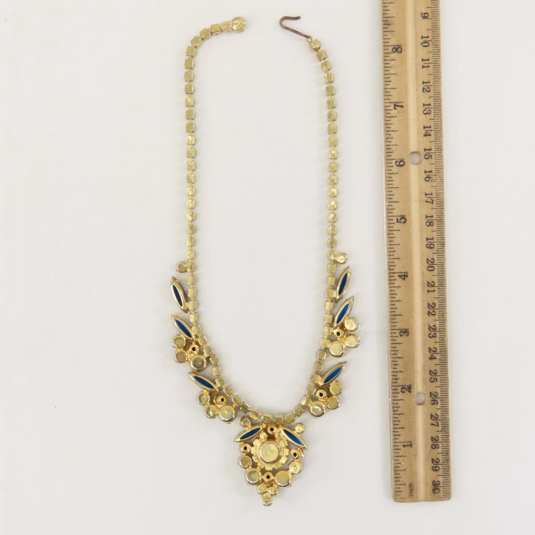 Juliana Style Blue Tone 5 Link Bracelet & Necklace - 6
