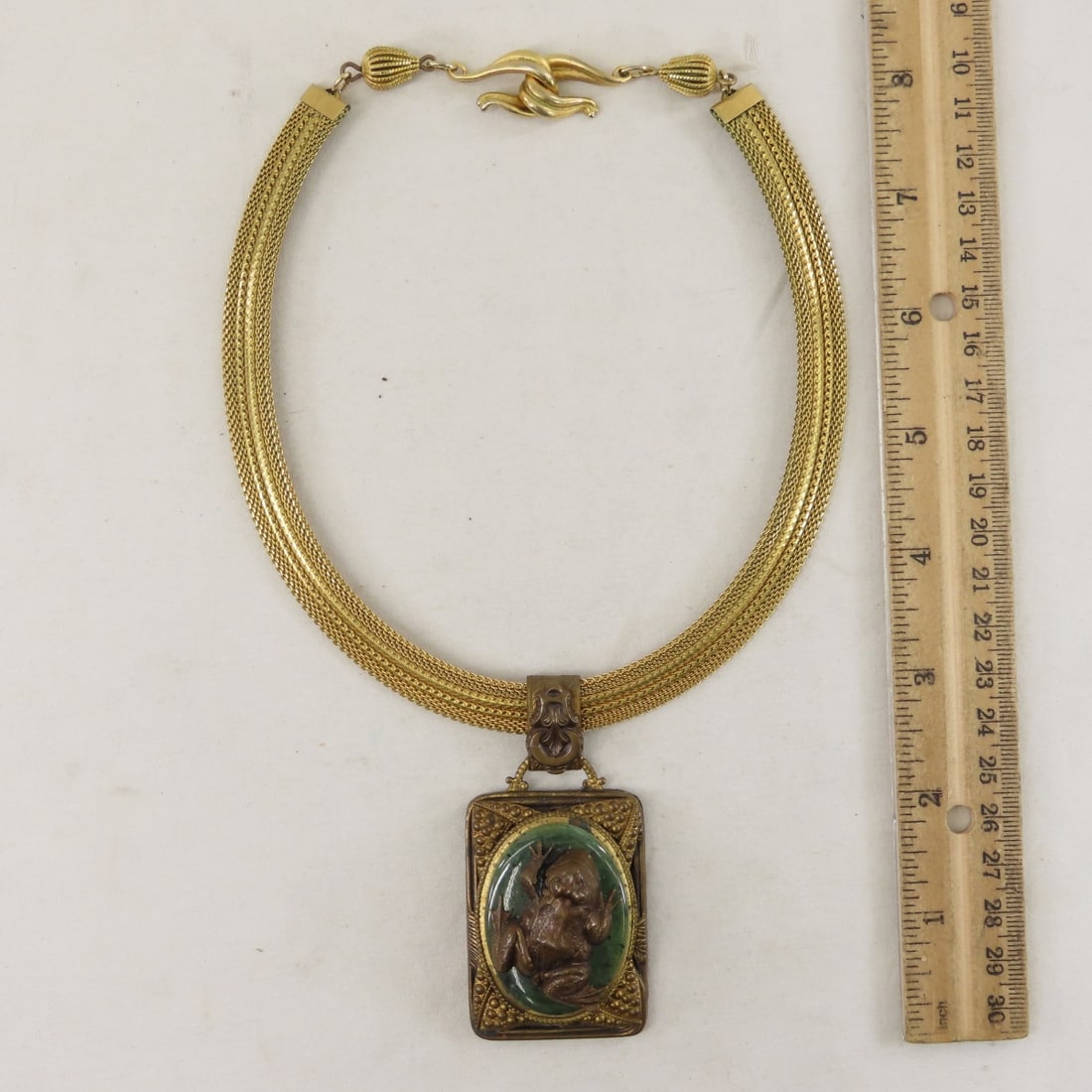 Original Patrice Frog Choker Necklace - 5