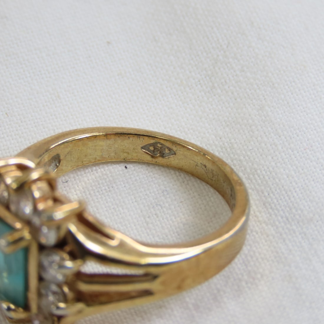 33 Semi-Precious Rings- Some Sterling & HGE - 9