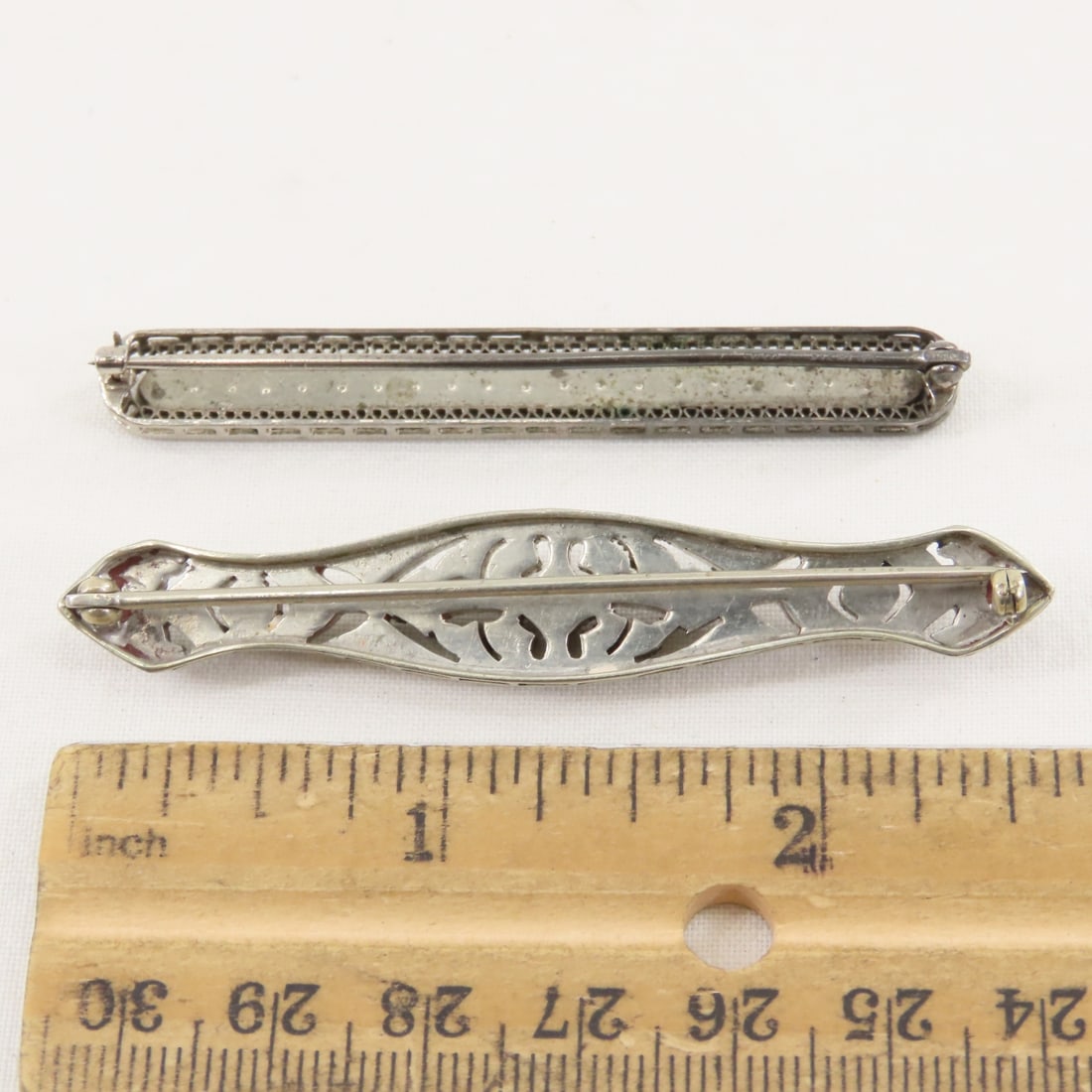 Vintage Filigree Jewelry with Sterling Brooch - 13