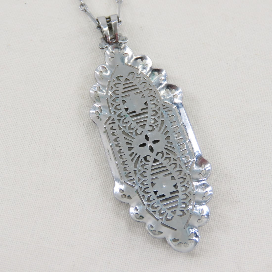 Vintage Filigree Jewelry with Sterling Brooch - 18