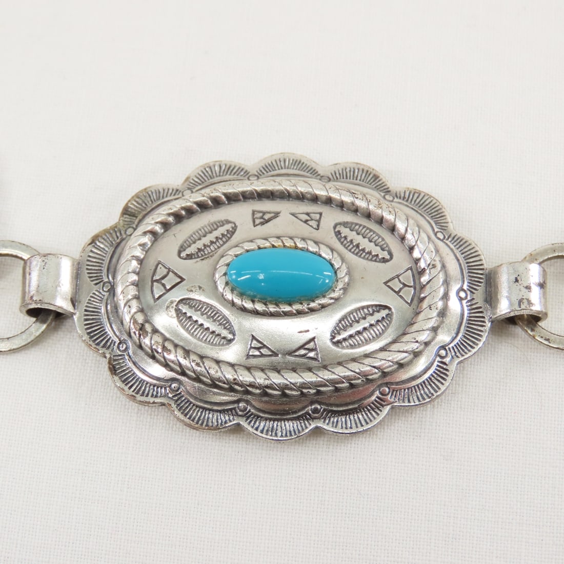 Sanford Concho Belt, Copper & Other Jewelry - 5
