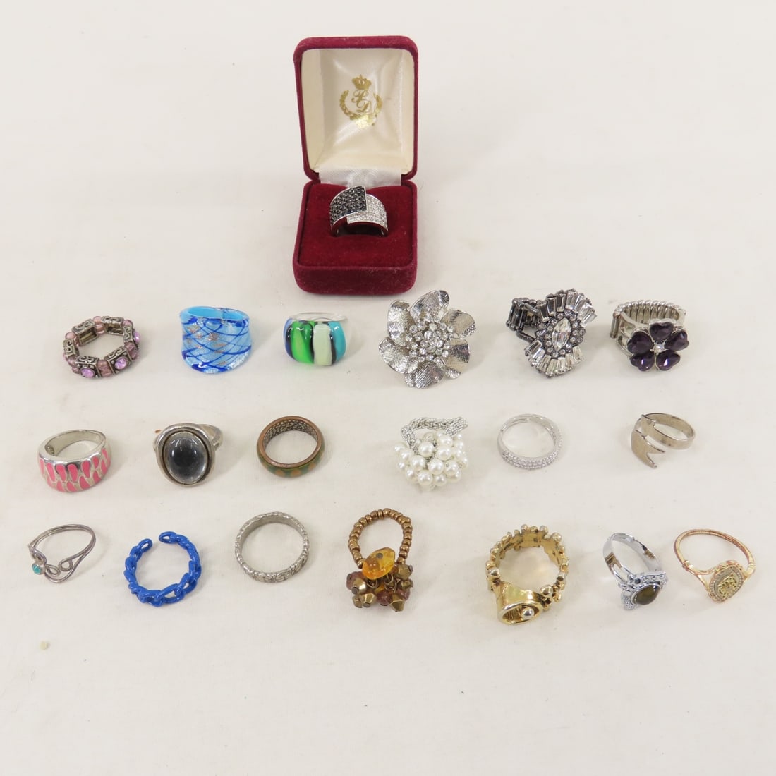 50+ Fashion Rings Including Some Gold Filled - 16