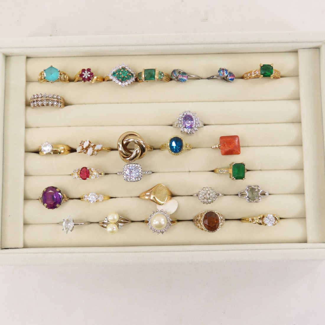 50+ Fashion Rings Including Some Gold Filled - 2