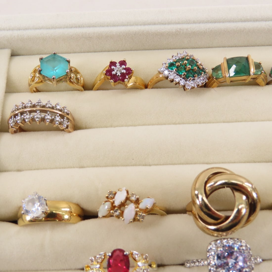 50+ Fashion Rings Including Some Gold Filled - 3