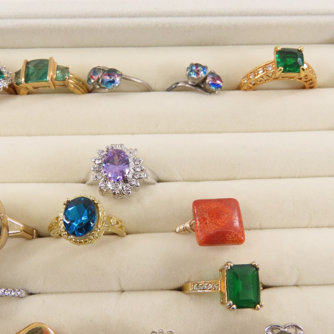 50+ Fashion Rings Including Some Gold Filled - 4