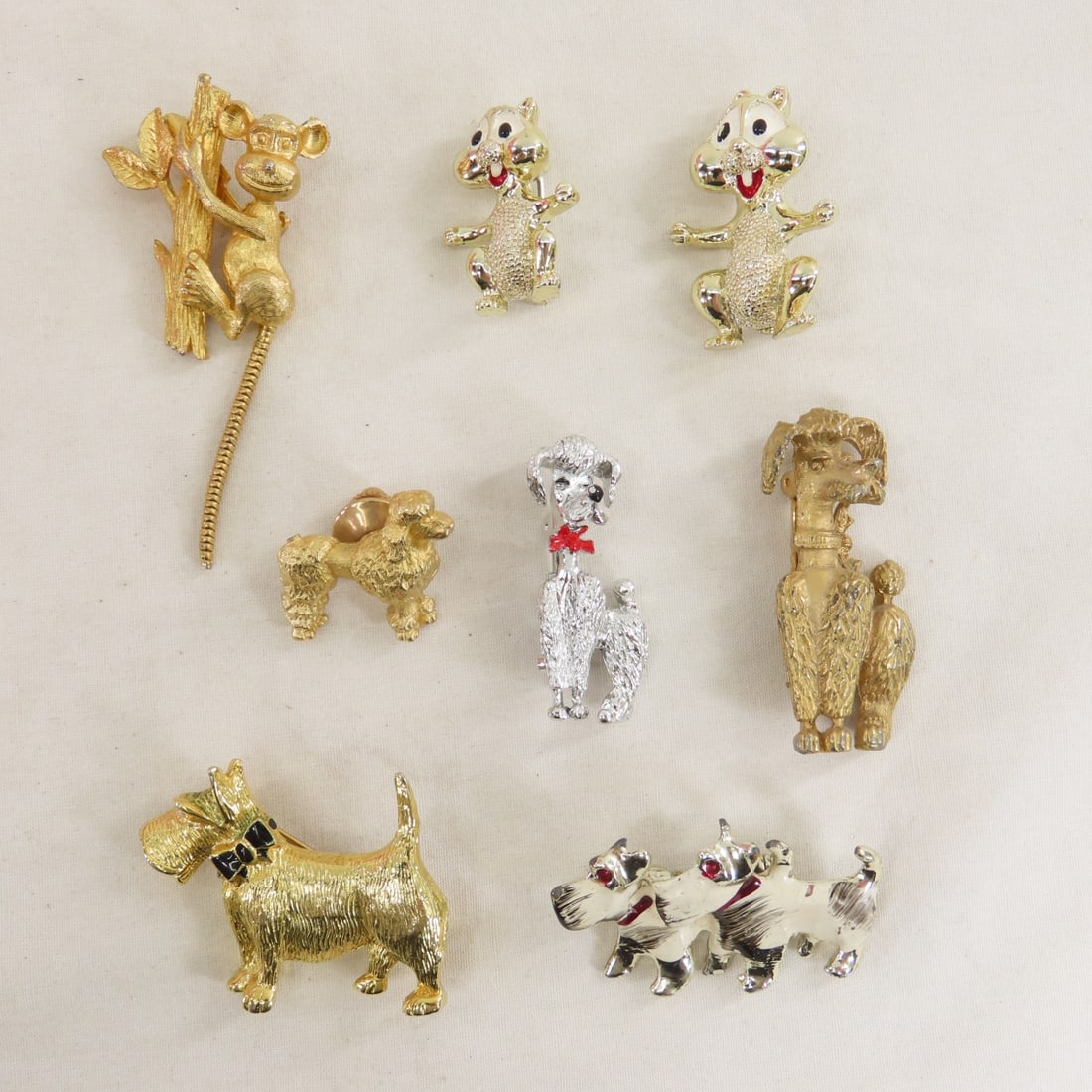39 Vintage Animal Brooches: Gerry's, E & Others - 10