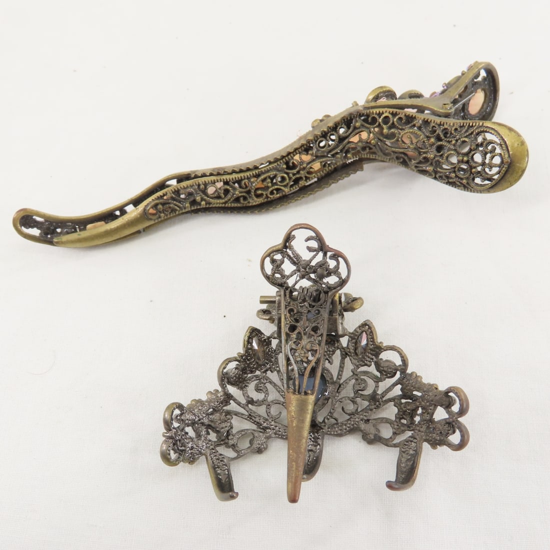 Jeweled Hair Barrettes, Clips and Adornments - 13