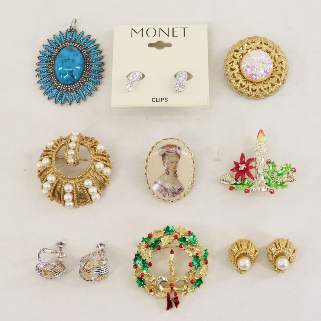Signed Vintage Fashion Jewelry- Trifari, Lisner - 2