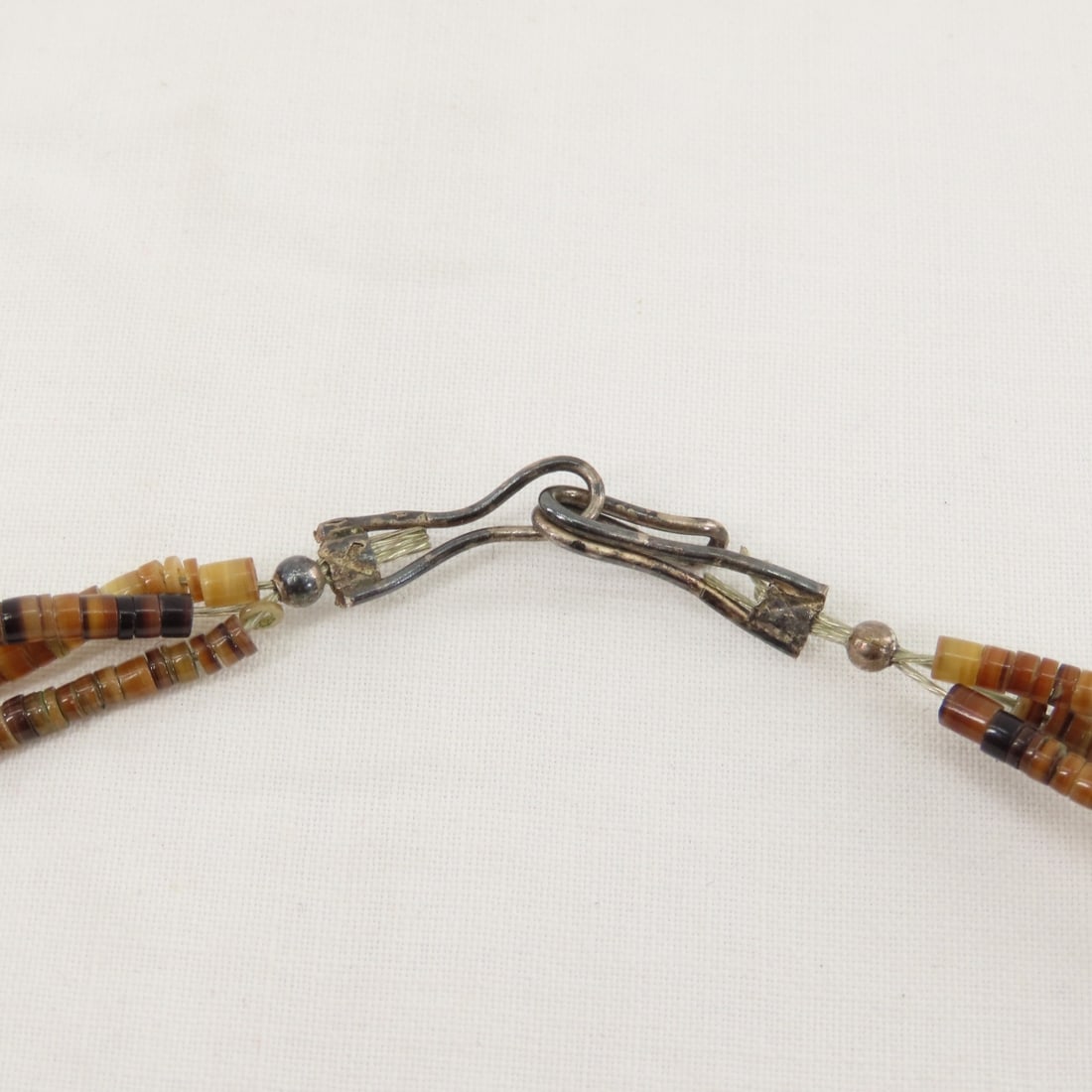 Zuni Triple Strand Heishi Fetish Necklace - 6