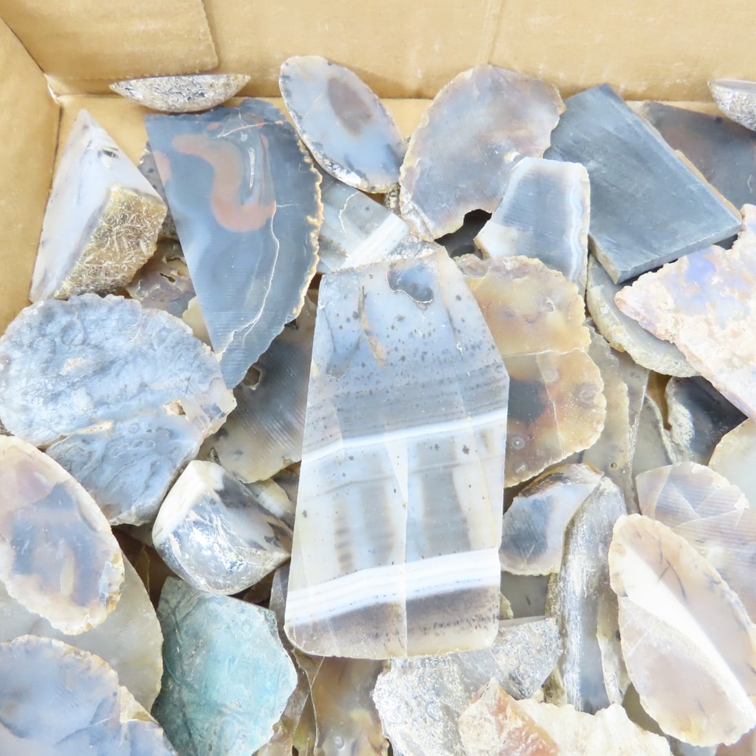 Collection of Agate & Quartz Slabs & End Cuts - 3