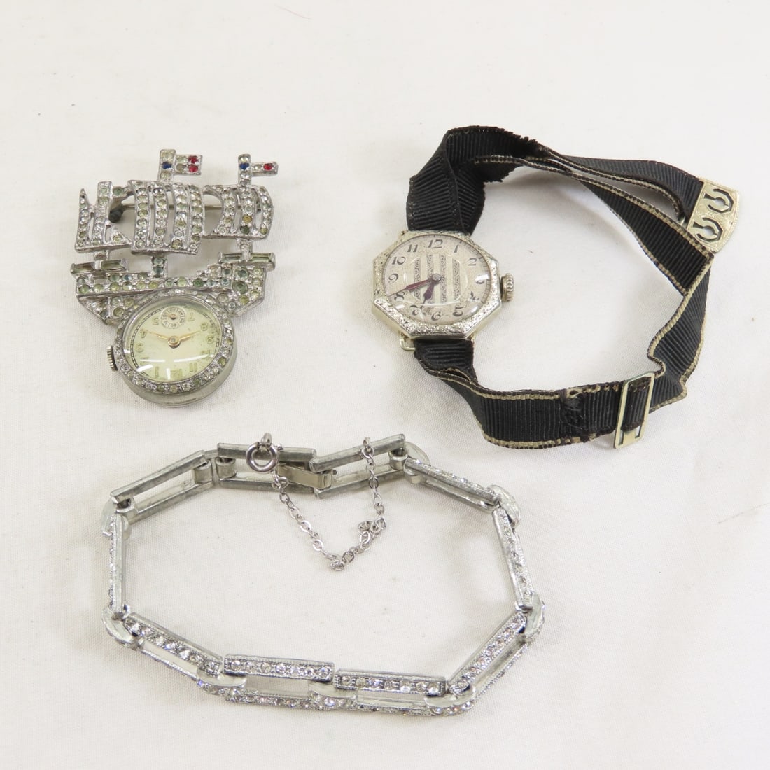 Antique Glass Necklaces, Earrings & More - 13