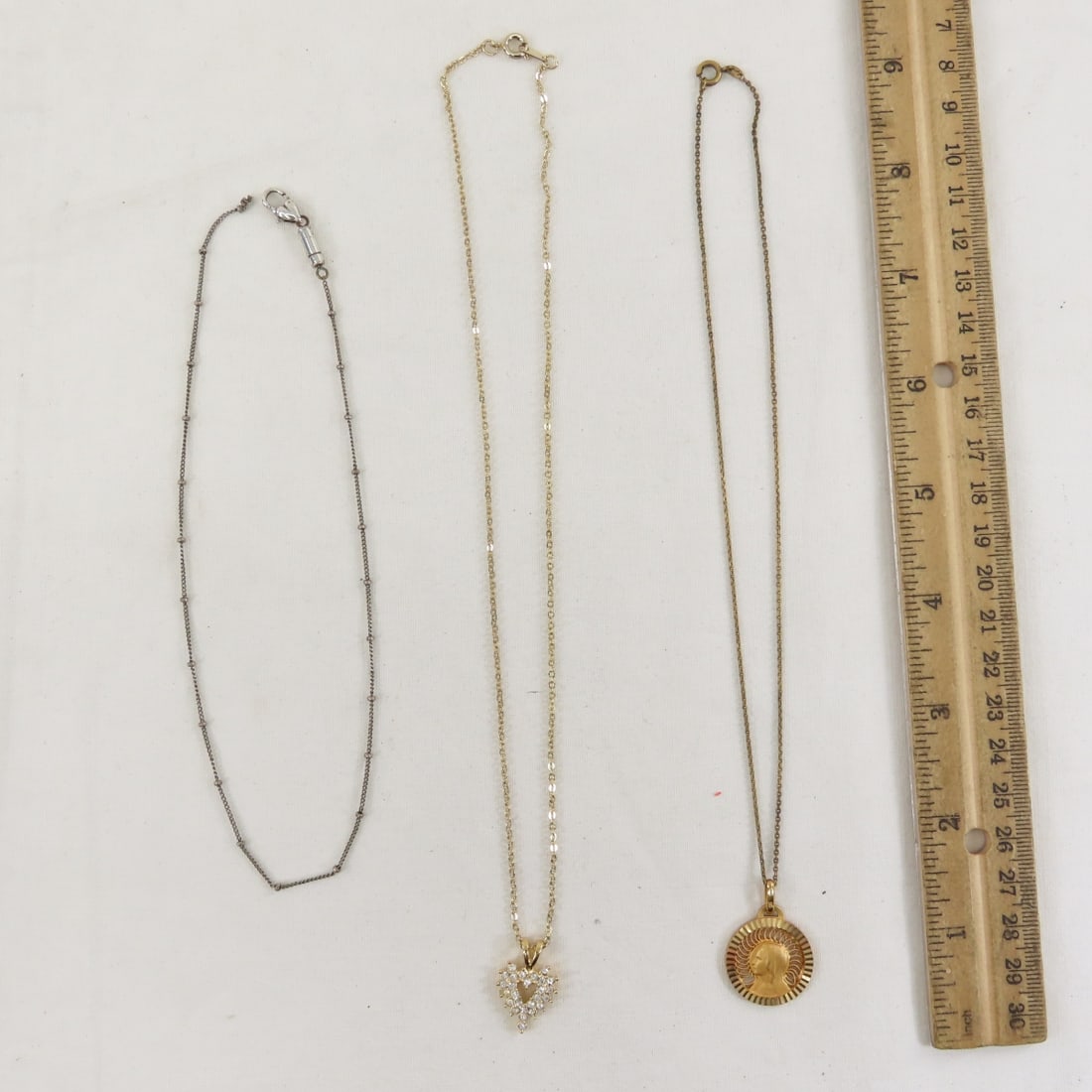 Vintage Earrings, Necklaces & Bakelite Bracelet - 15