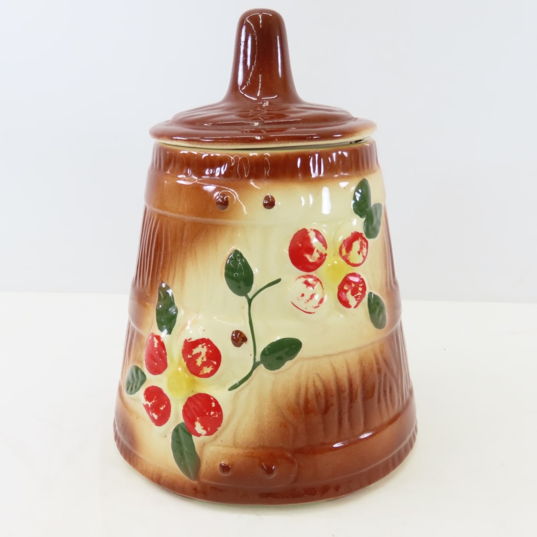 American Bisque Cookie Jar, Kitchen Kraft bowl/lid (1 of 15)