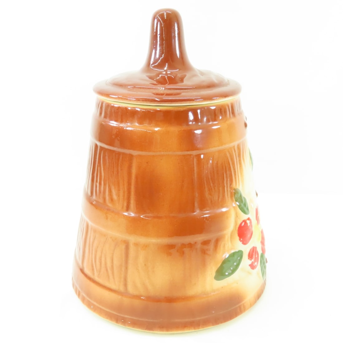 American Bisque Cookie Jar, Kitchen Kraft bowl/lid - 4