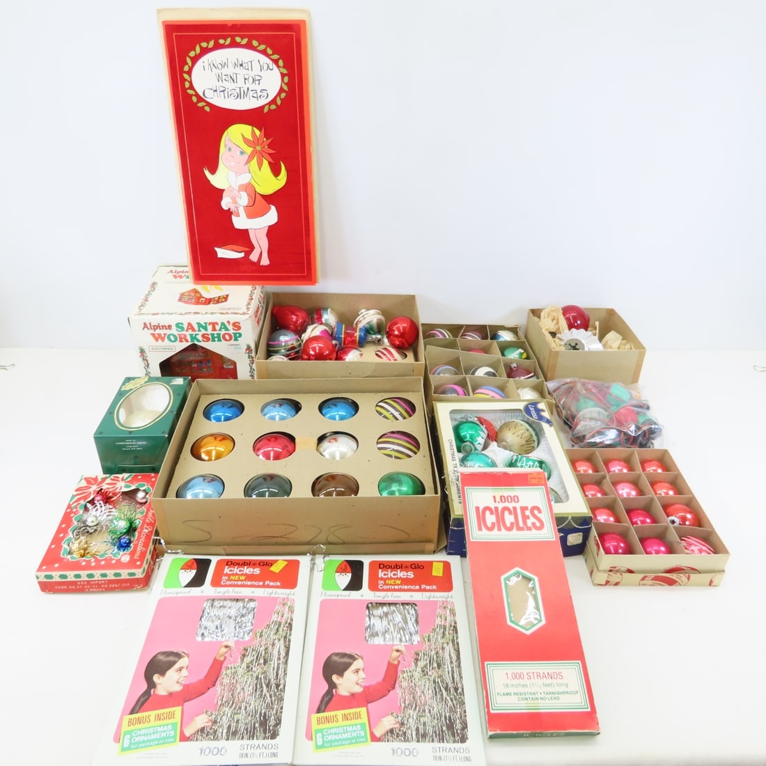 Vintage Christmas Bulbs, Ornaments, Lights (1 of 20)