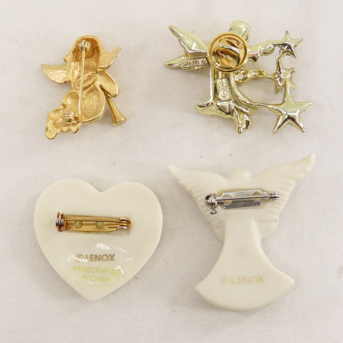 30 + Christmas Brooches Including 13 signed - 13