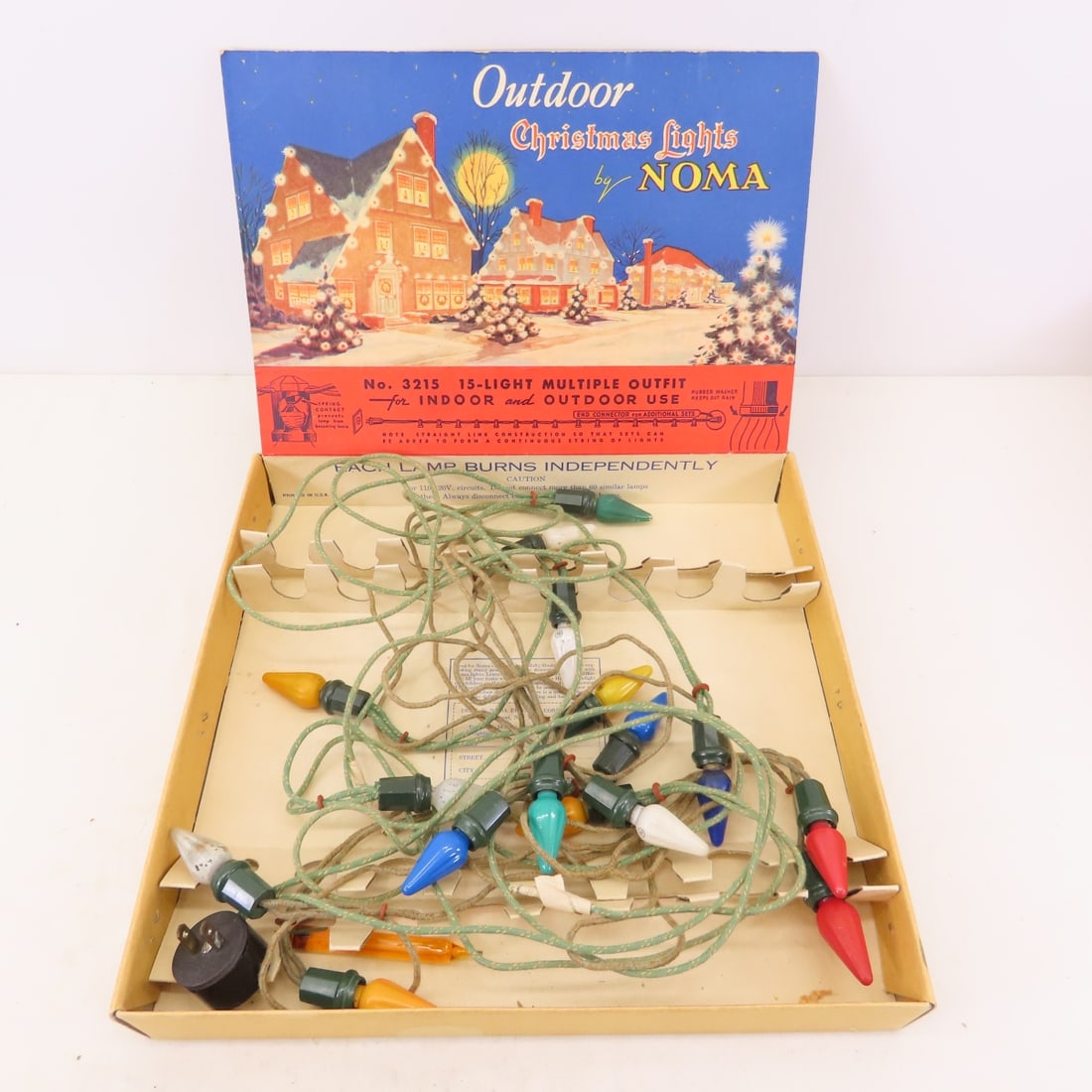 Vintage Christmas Lights/Bulbs, NOMA & Others - 2