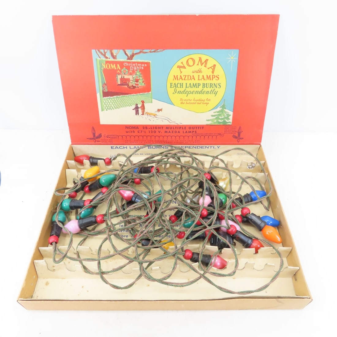 Vintage Christmas Lights/Bulbs, NOMA & Others - 5