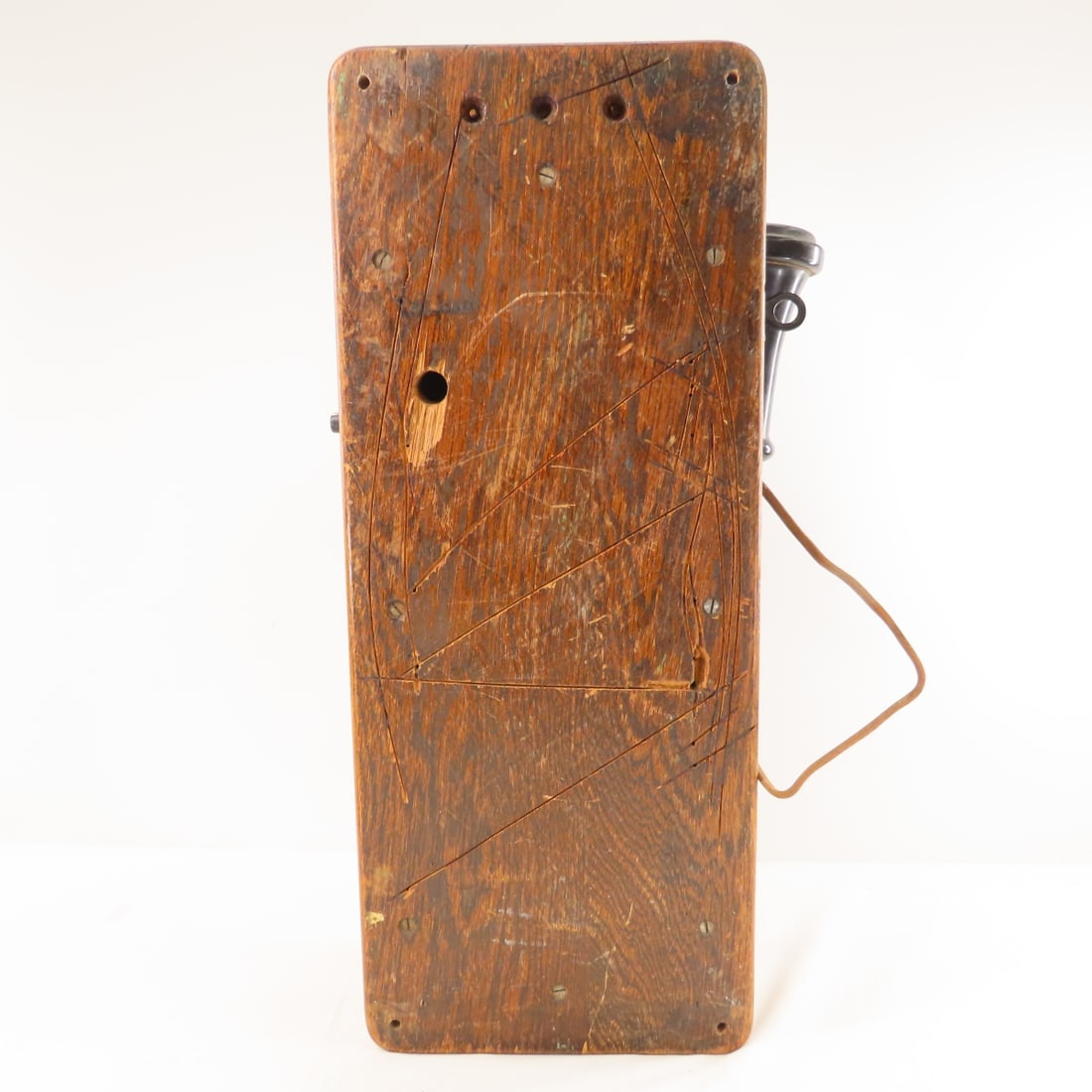 Antique The Dean Electric Co Wall Phone - 5