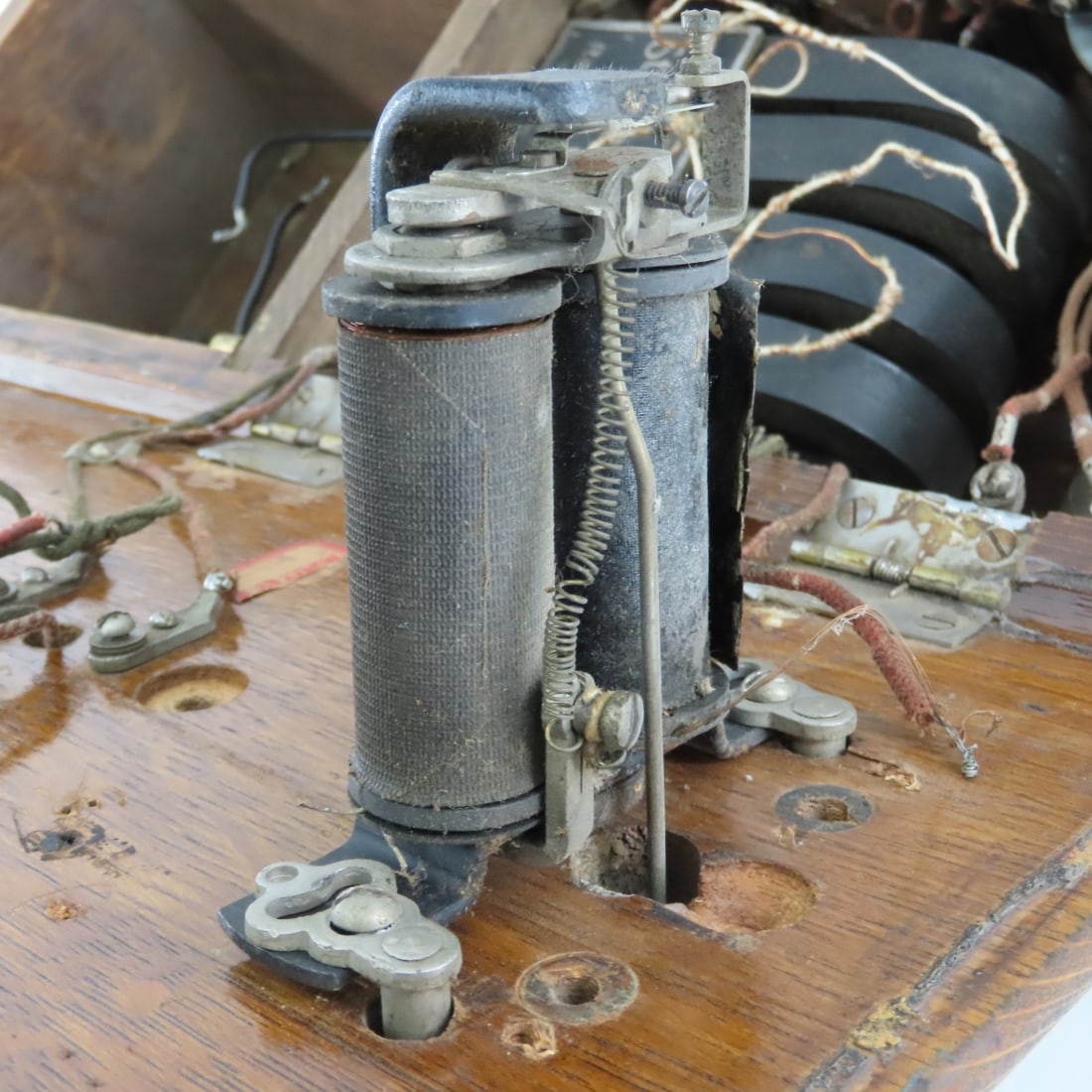 Antique The Dean Electric Co Wall Phone - 8