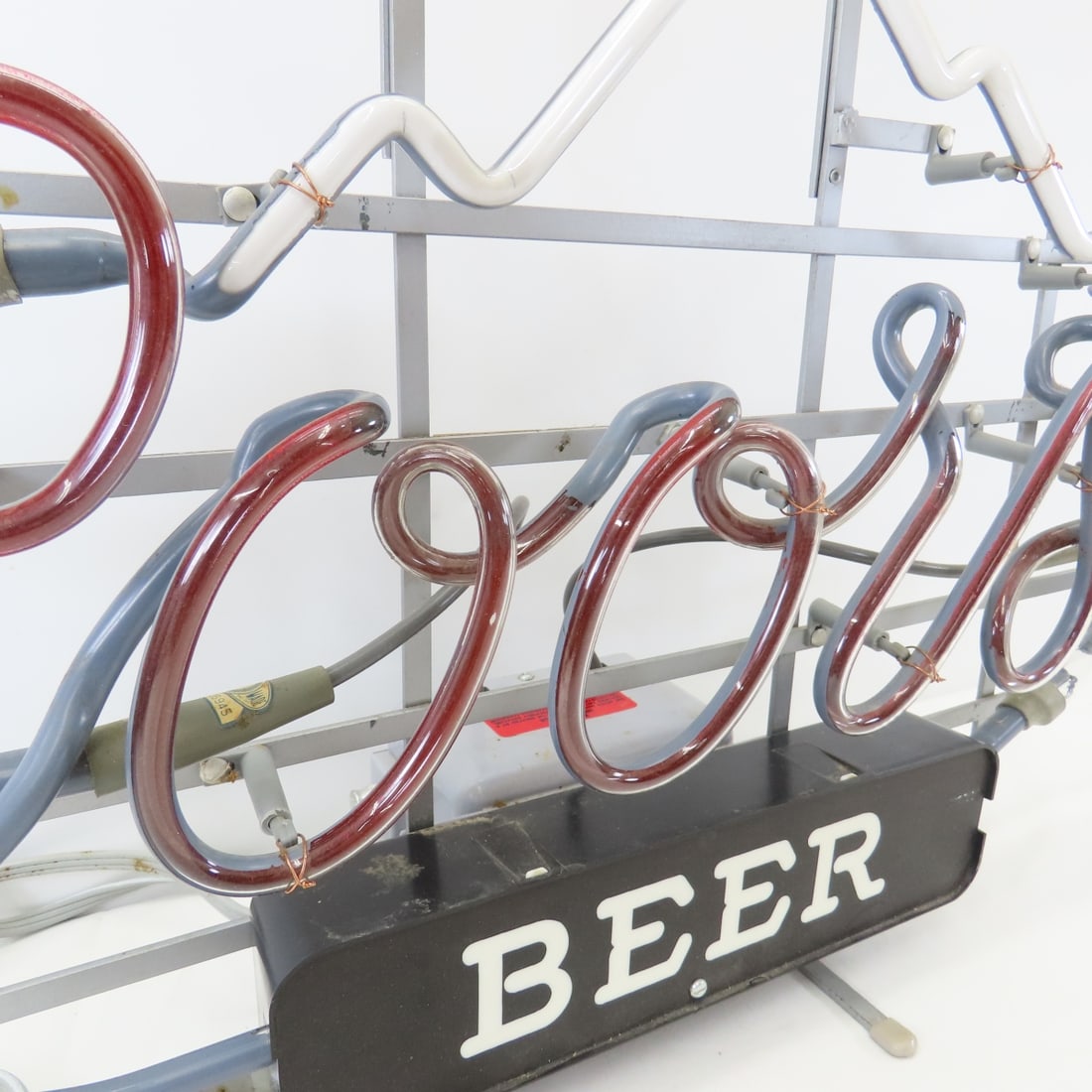 Vintage Coors Beer 2 Color Neon Sign - works - 4