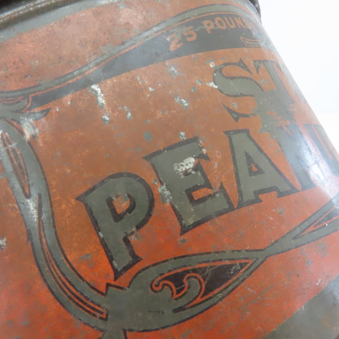Vintage 25lb Stone's Peanut Butter Tin, Duluth MN - 9