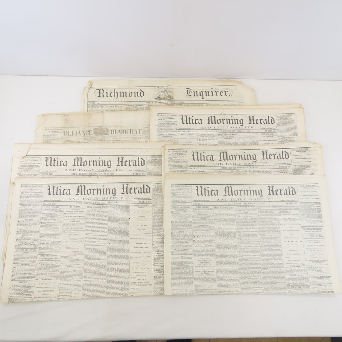 Assorted Newspapers from 1795-1899 - 2
