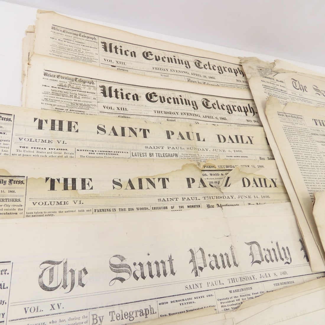 Assorted Newspapers from 1795-1899 - 9