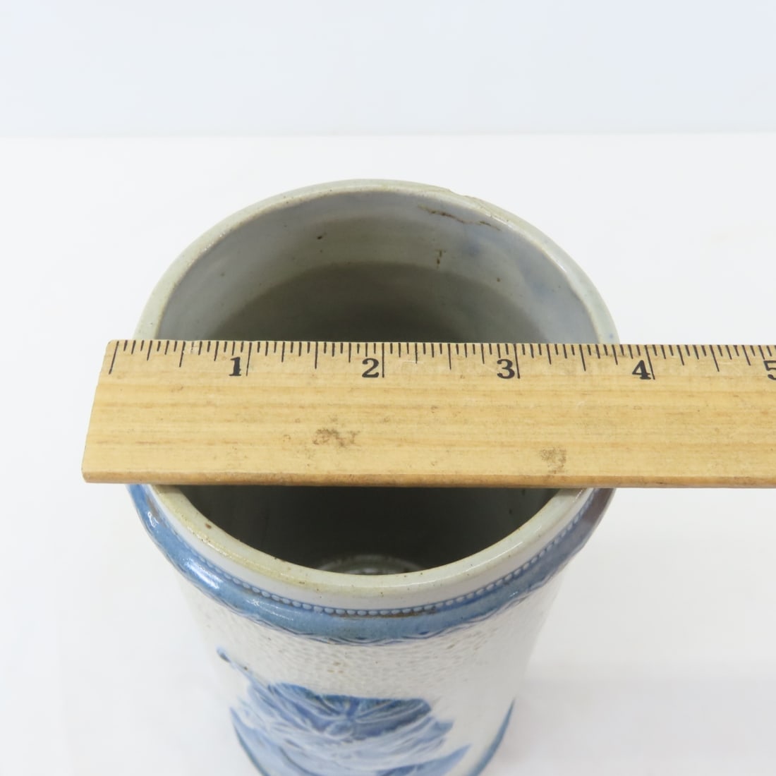 Old Sleepy Eye Stoneware Vase 8.5" - 10