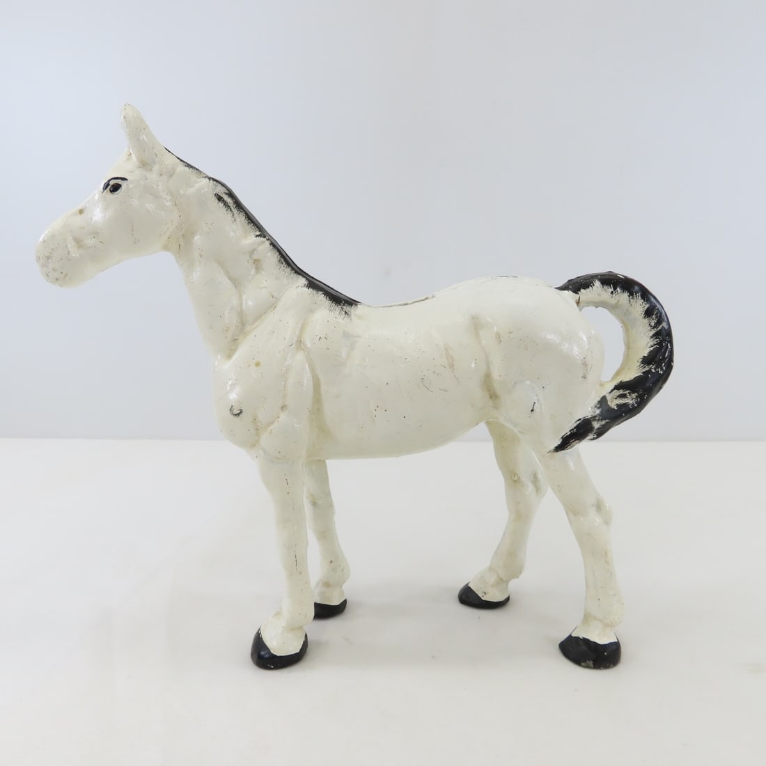 Antique Cast Iron Horse and Bear Banks - 2
