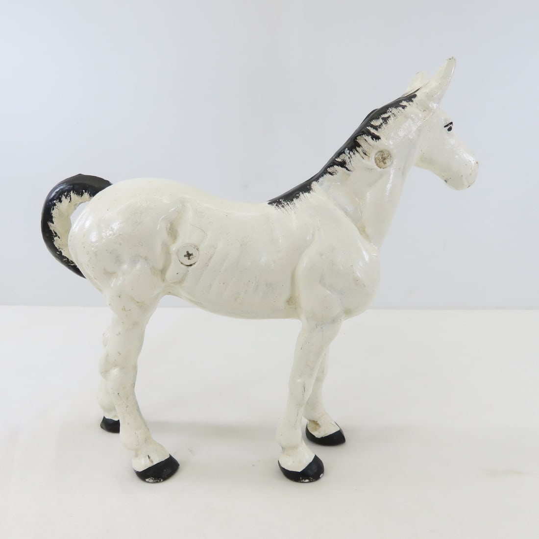 Antique Cast Iron Horse and Bear Banks - 3