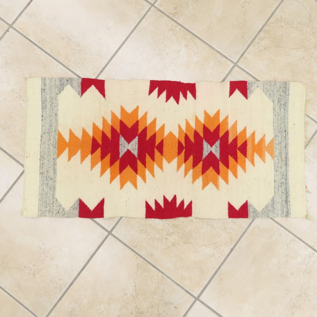 2 Vintage Navajo Sampler Rugs & 1 large modern rug - 13