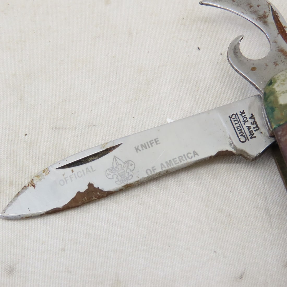 6 Vintage Boy Scouts Folding Pocket Knives - 3