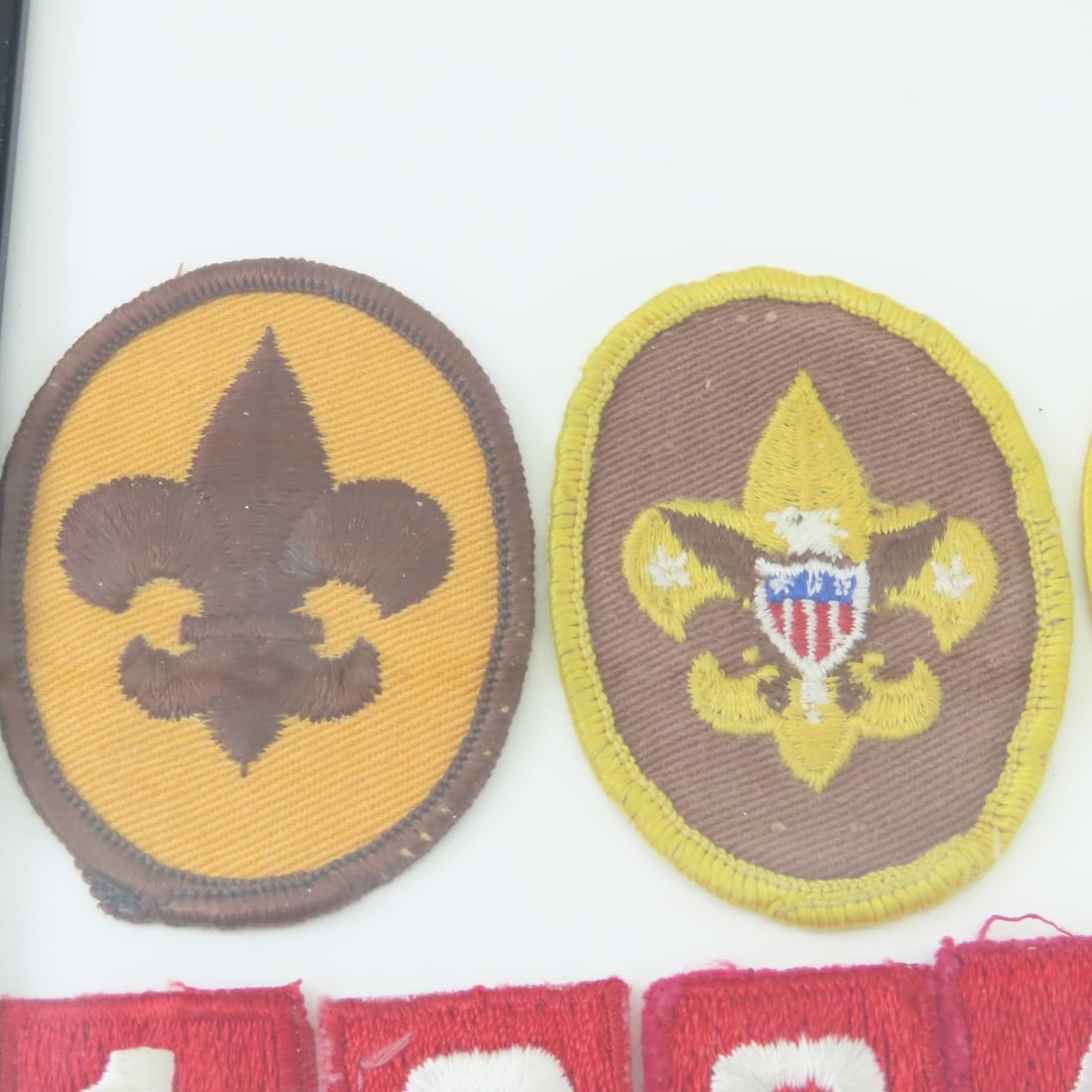 Vintage Boy Scouts Patches, Rank, Troop Number - 4
