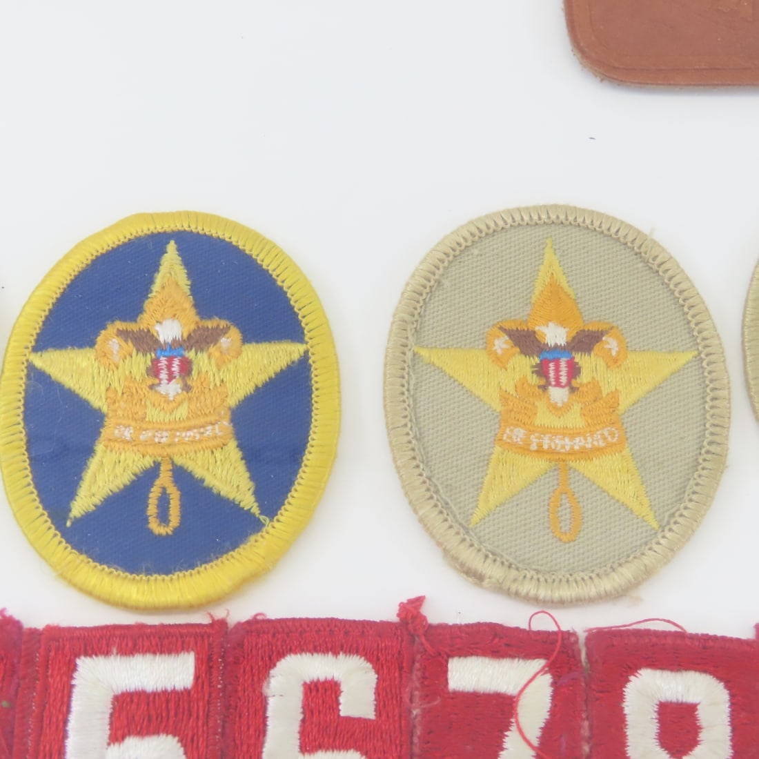 Vintage Boy Scouts Patches, Rank, Troop Number - 5