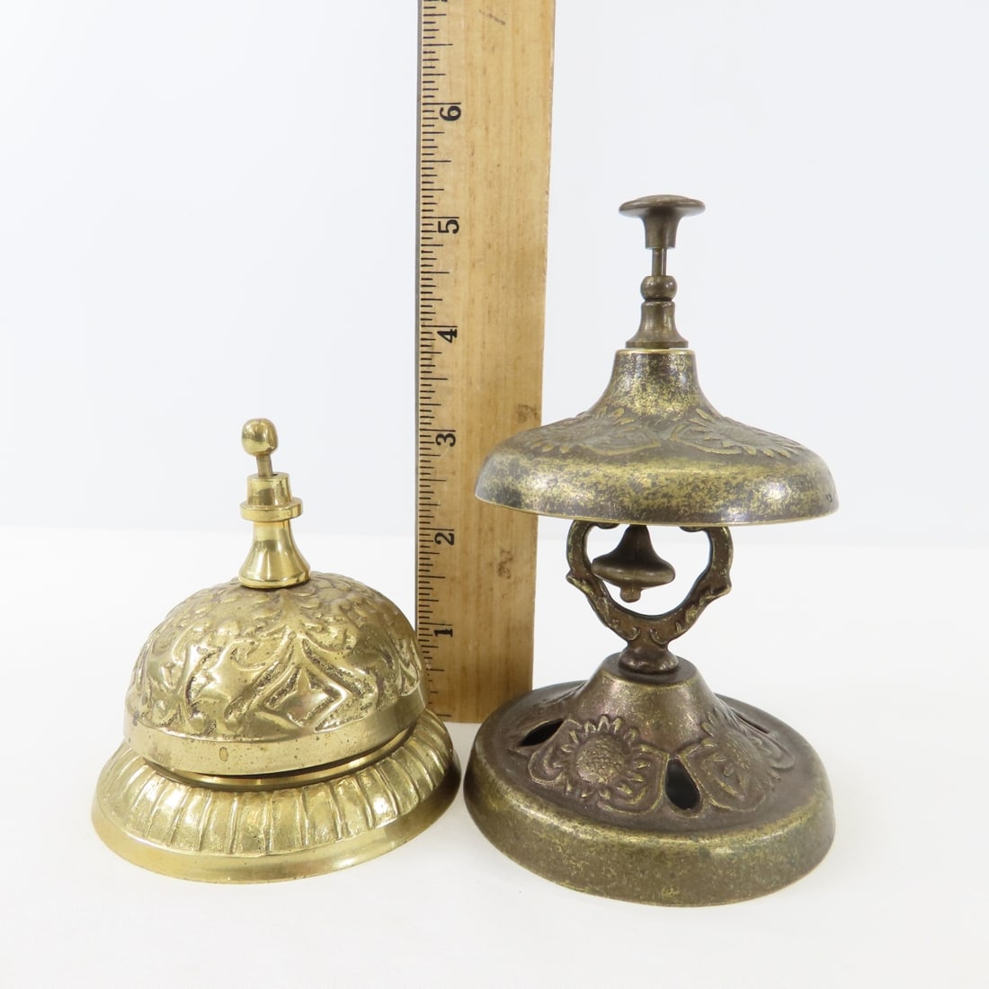2 Brass Counter Bells, 2 Alarm Clocks & More - 2