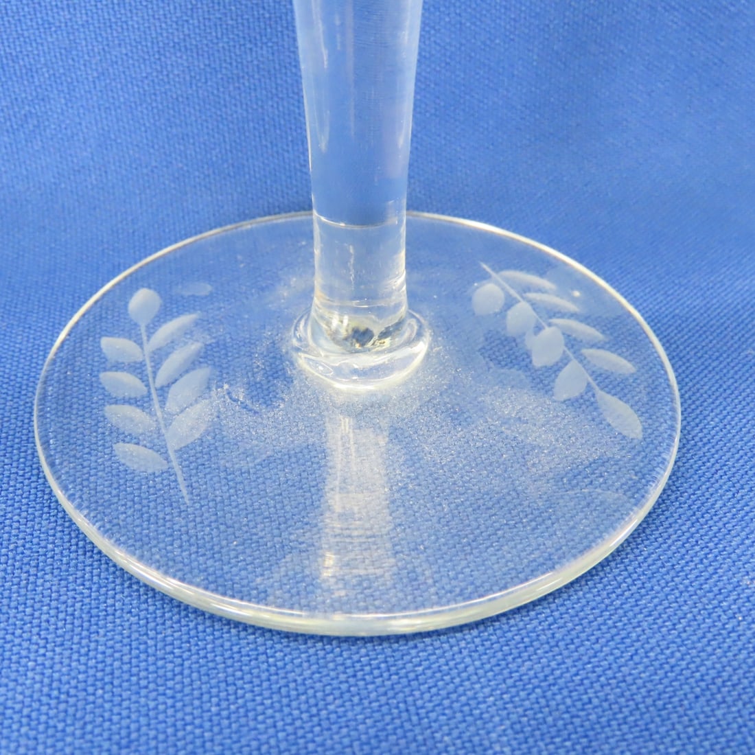 Vintage Lancaster & Other Etched Wine Glasses - 5
